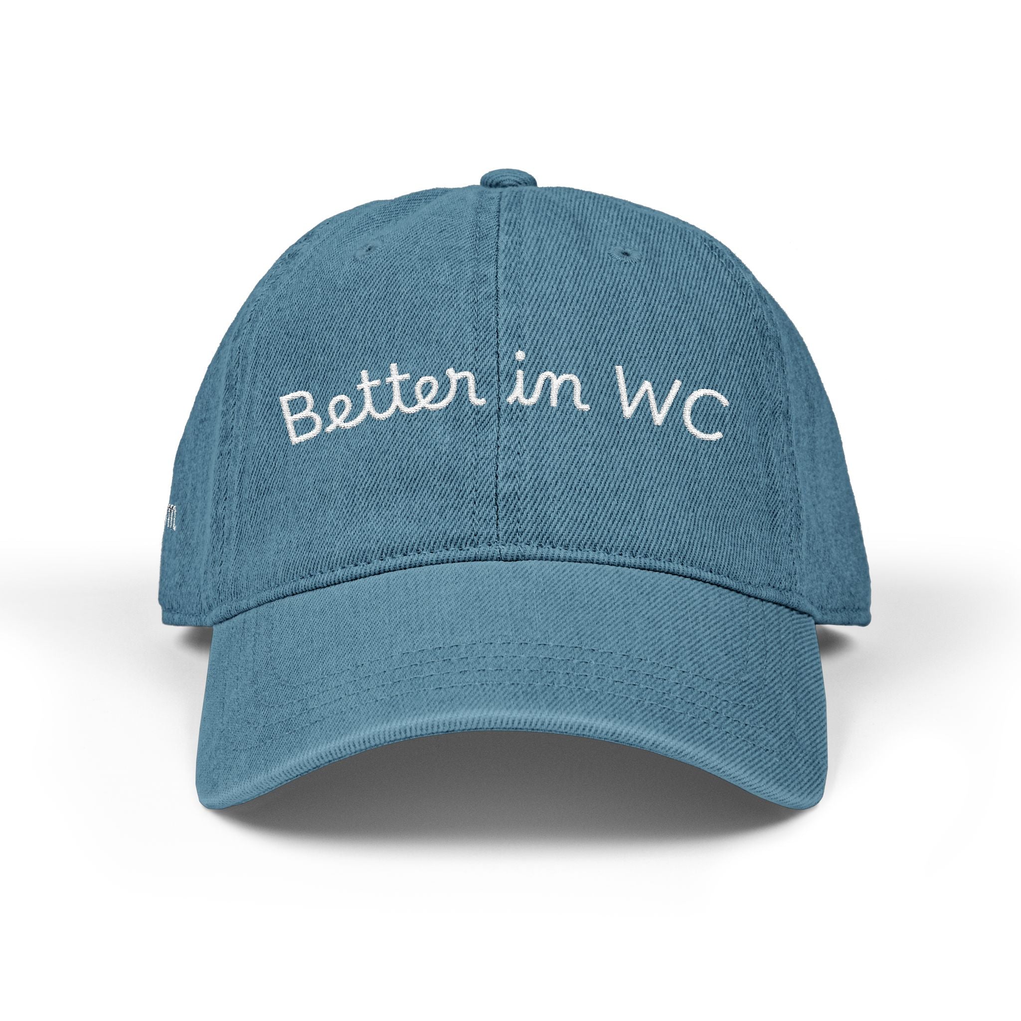 Denim Hat — "Better in Walnut Creek" Embroidered (Personalizable)