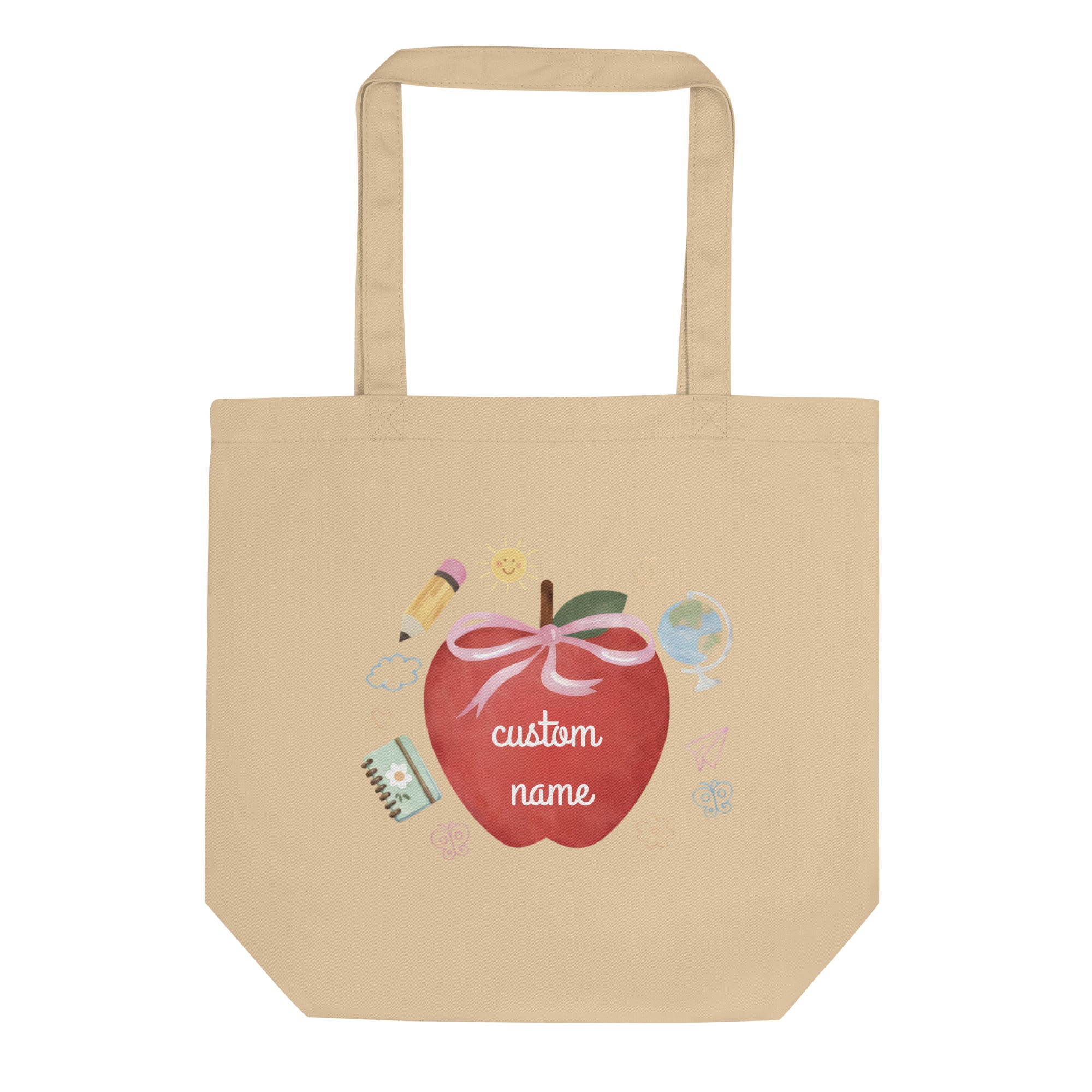 Teacher Apple Tote - Custom
